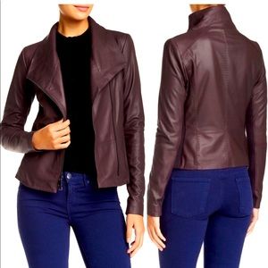 Vince Leather Scuba Jacket